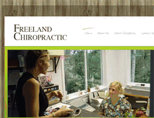 Tablet Screenshot of freelandchiropractic.com